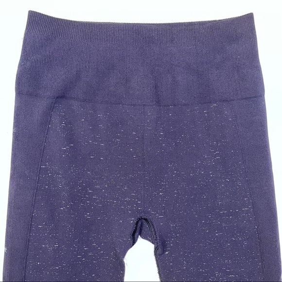 LULULEMON Free To Flow Crop Legging 8 Midnight Navy White 17” Yoga Athletic - Picture 4 of 10